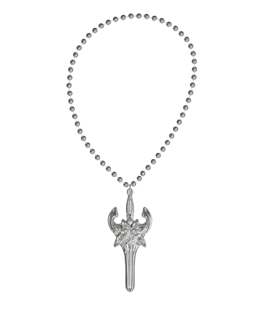 BUTTERFLY DAGGER S925 SILVER NECKLACE